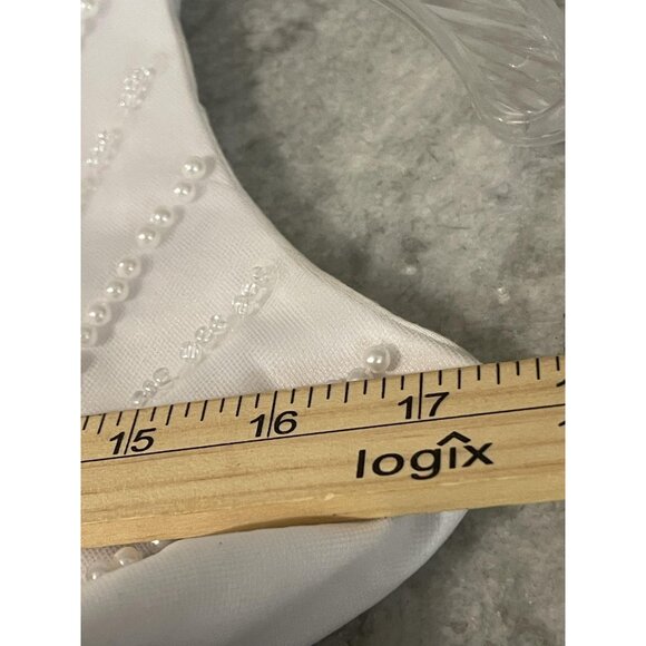 Joy Kids Dress Girls 18 White Lace Tulle Long Flower Girl Ball Gown Wedding - Picture 10 of 11